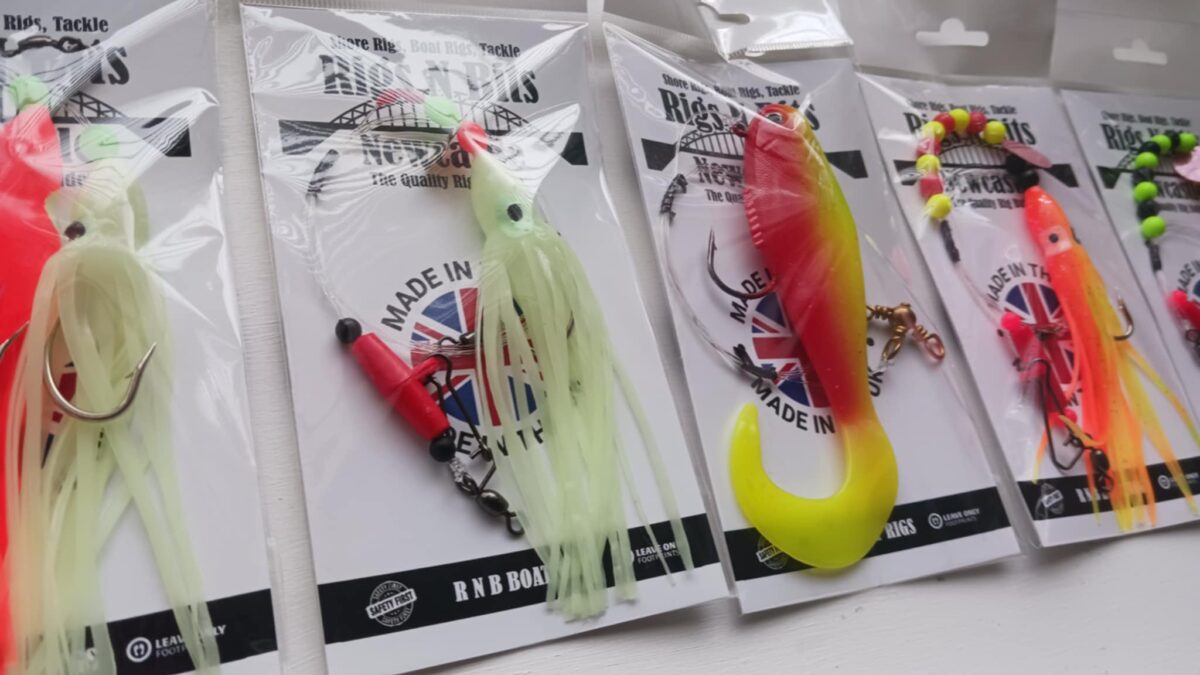 Muckin Rigs 5 x Boat Fishing Rigs – Sea Fishing Rigs – Muppet ledgers, Shads, 2 ...