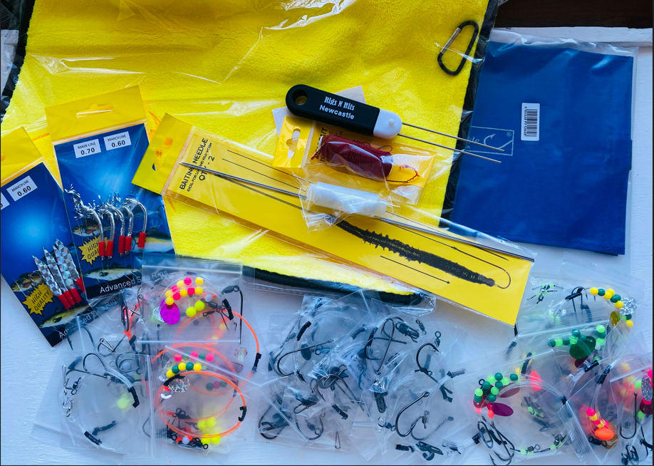 Ultimate Sea Fishing Rig Pack β 35 Hand Tied Rigs for Cod, Rays & Flatfish + Rig Wallet & Bait Kit