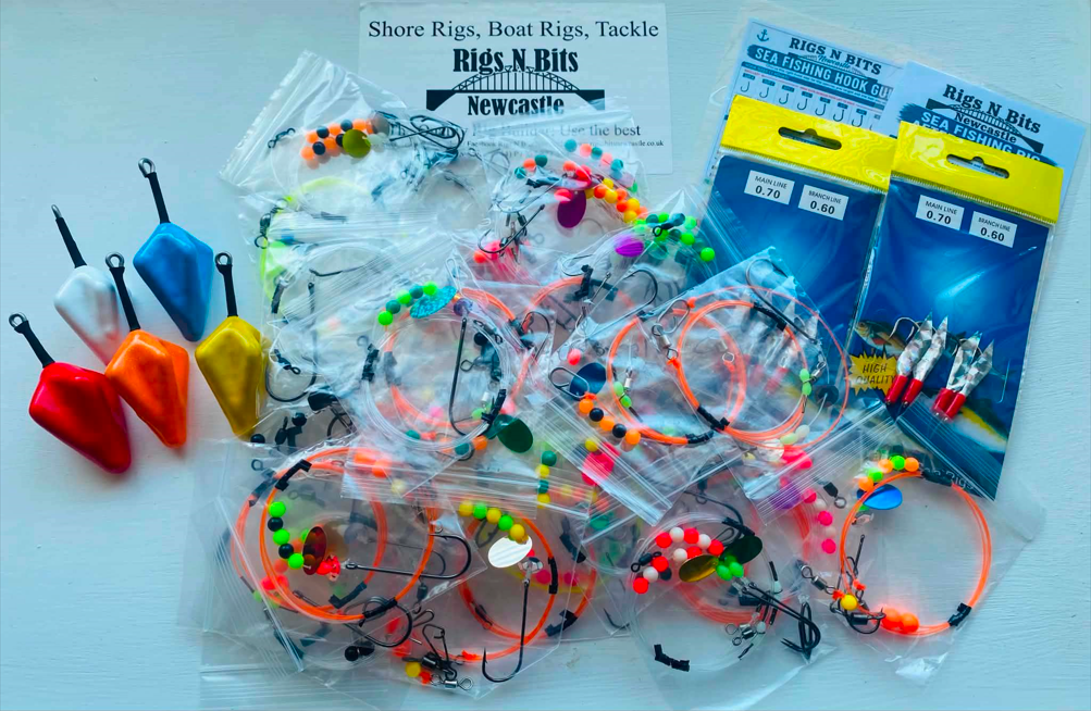 Summer Species Attractor Shore Pack – 25 Sea Fishing Rigs, Leads, Daylights & Guides | Ideal for Beginners